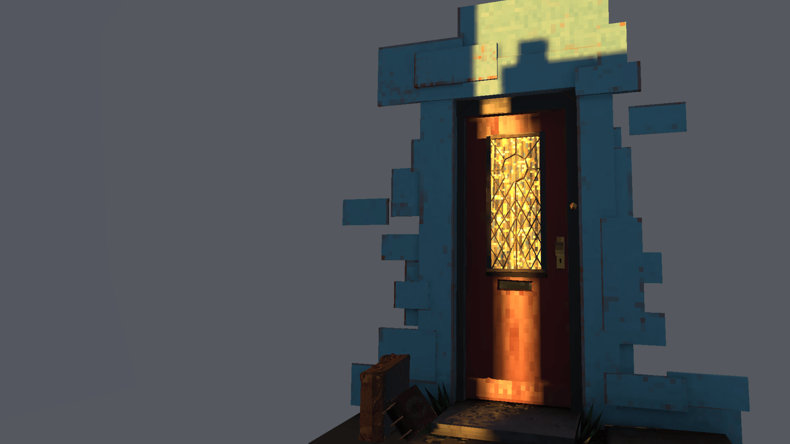 A doorway in Gregor’s surreal world